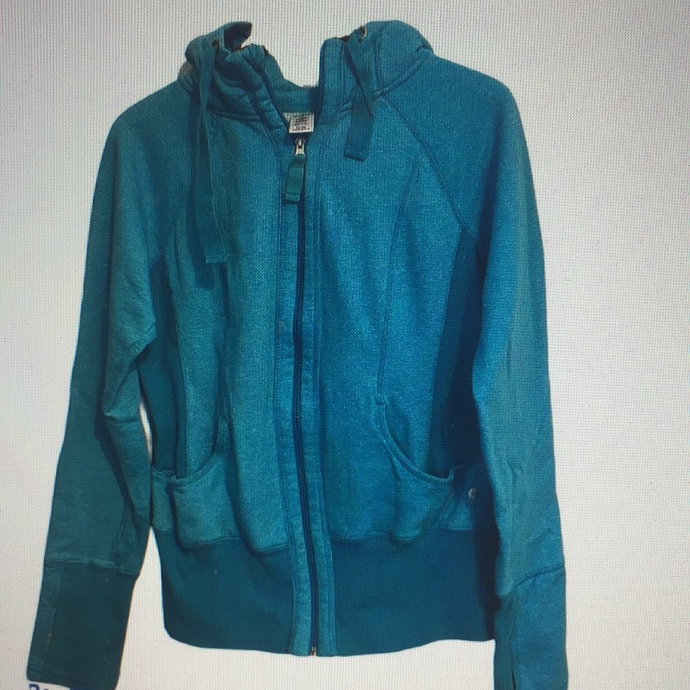 Active life ladies hoodie. Color: Turquoise.